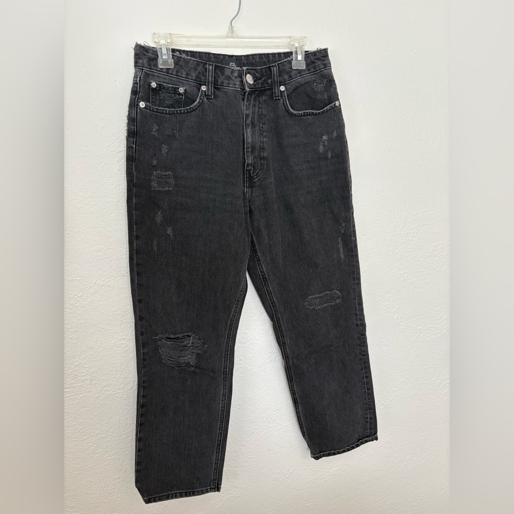 Women’s Black Distressed Jeans
